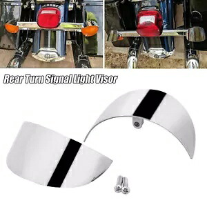 オートバイリアターンシグナルバイザーハーレーロードキングヘリテージクラシック FLSTC Motorcycle Rear Turn Signal Visors For Harley Road King Heritage Classic FLSTC 【並行輸入品】