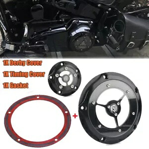 RSD クラリティ ダービー エンジン タイマー カバー ハーレー ダイナ ワイド スーパー グライド FXD ファットボーイ用 RSD Clarity Derby Engine Timer Cover For Harley Dyna Wide Super Glide FXD Fatboy 【並行輸入品】
