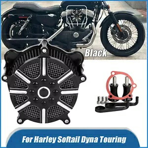 オートバイ CNC エアクリーナーインテークフィルターハーレーエレクトラグライドツーリング 97-07 Motorcycle CNC Air Cleaner Intake Filter For Harley Electra Glide Touring 97-07 【並行輸入品】