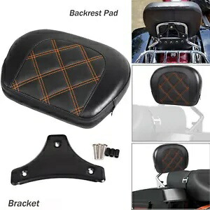 シーシーバー バックレスト パッド & バックレスト ハーレー ストリート エレクトラ ロード グライド キングに適合 Sissy Bar Backrest Pad & Backrest Fit For Harley Street Electra Road Glide King 【並行輸入品】
