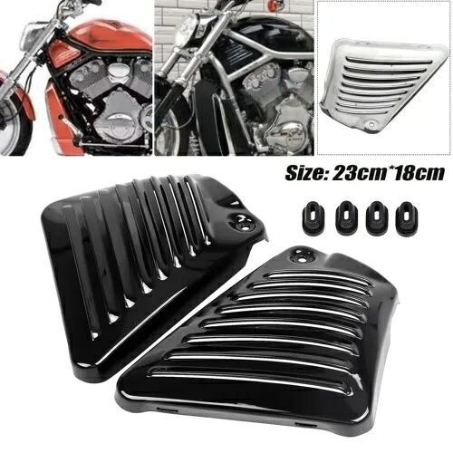 エアボックスフレームネックサイドカバーキットハーレー 07-17 V ロッドナイトロッド VRSCAW VRSCDX Airbox Frame Neck Side Cover Kit For Harley 07-17 V-Rod Night Rod VRSCAW VRSCDX 【並行輸入品】