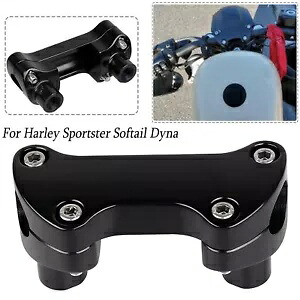ハーレー ファットボーイ ソフテイル ヘリテージ クラシック ナイト トレイン用 1 1/2インチ ライザー トップクランプ付き For Harley Fatboy Softail Heritage Classic Night Train 1 1/2\