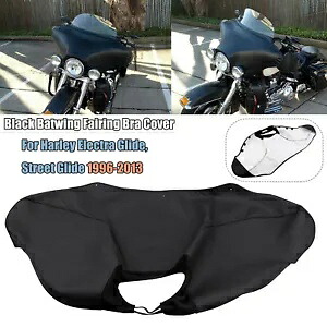 交換用ブラックバットウィングフェアリングブラカバーハーレーストリートグライドFLHX 2006-13用 Replacement Black Batwing Fairing Bra Cover For Harley Street Glide FLHX 2006-13 【並行輸入品】