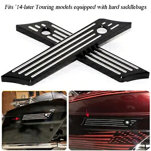 サドルバッグラッチカバー ハーレーロードキング ストリート エレクトラグライド CVO FLHTK 14-23用 Saddlebag Latch Cover For Harley Road King Street Electra Glide CVO FLHTK 14-23 【並行輸入品】