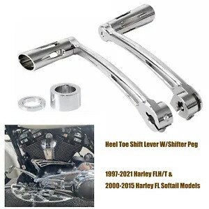 ヒールトゥシフト Leve+ シフターペグ ハーレー 97-21 エレクトラ ストリート ロード グライド キング用 Heel Toe Shift Leve+ Shifter Peg For Harley 97-21 Electra Street Road Glide King 【並行輸入品】