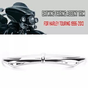 クローム バットウィング フェアリング アクセント トリム ハーレー エレクトラ ストリート トライ グライド 96-13 に適合 Chrome Batwing Fairing Accent Trim Fit For Harley Electra Street Tri Glide 96-13 【並行輸入品】