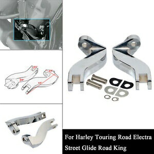 後部助手席フットペグマウントブラケットキット ツーリングロードキンググライド FLTR FLHR用 Rear Passenger Foot Peg Mount Bracket Kit For Touring Road King Glide FLTR FLHR 【並行輸入品】 32,890円