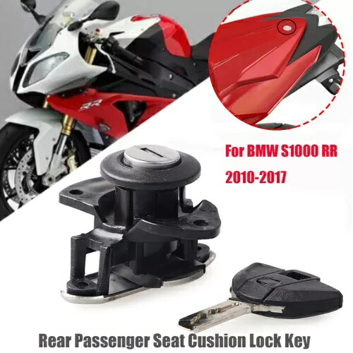 オートバイブラック後部助手席ロックブラケットキーフィット BMW S1000RR ABS US Motorcycle Black Rear Passenger Seat Lock Bracket Key Fit For BMW S1000RR ABS US 【並行輸入品】
