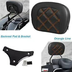 助手席シーシーバー バックレスト パッド ハーレー ストリート ロード グライド FLTRX ツーリング 97+ Passenger Sissy Bar Backrest Pad For Harley Street Road Glide FLTRX Touring 97+ 【並行輸入品】