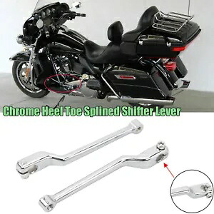 クローム ヒール トゥ シフター レバー セット ハーレー エレクトラ グライド '83-'20 ストリート グライド用 Chrome Heel Toe Shifter Lever Set For Harley Electra Glide ’83-'20 Street Glide 【並行輸入品】