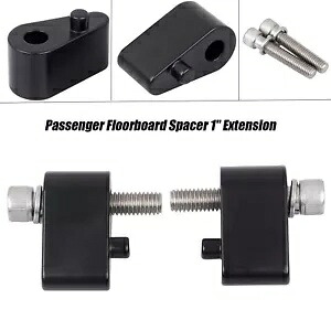 助手席フロアボードスペーサー 1インチ 延長キット ハーレーエレクトラグライド 1986年以降用 Passenger Floorboard Spacer 1\