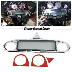 ABS ステレオ アクセント ハーレー バットウィング フェアリング FLHX エレクトラ ストリート グライド 96-13 に適合 ABS Stereo Accent Fit For Harley Batwing Fairing FLHX Electra Street Glide 96-13 【並行輸入品】