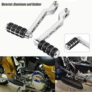 ハーレーロードキングソフテイル用スプリットラバーシフターペグ付きヒールトゥシフトレバー Heel Toe Shift Lever With Split Rubber Shifter Peg For Harley Road King Softail 【並行輸入品】
