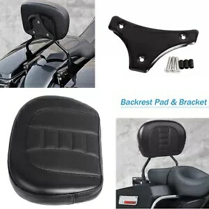 シーシーバー助手席バックレストパッドキット ハーレーツーリングストリートグライド FLHX 97-23用 Sissy Bar Passenger Backrest Pad Kit For Harley Touring Street Glide FLHX 97-23 【並行輸入品】