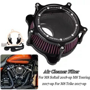 クリアエアクリーナーインテークフィルターシステムキット ハーレー M8 ソフテイル ストリート グライド FL 用 Clear Air Cleaner Intake Filter System Kit For Harley M8 Softail Street Glide FL 【並行輸入品】