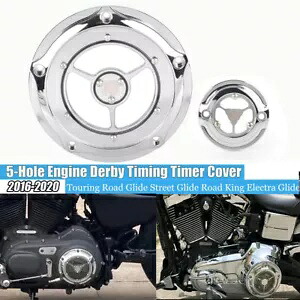 ダービータイマー エンジンカバー ハーレー ロードキング エレクトラ ストリート グライド FLHXS FLHX/T用 Derby Timer Engine Cover For Harley Road King Electra Street Glide FLHXS FLHX/T 【並行輸入品】