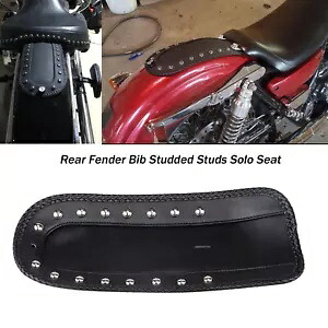 ハーレーリアフェンダーよだれかけ PU レザーソロシートファットボーイボブブレイクアウトソフテイル FL For Harley Rear Fender Bib PU Leather Solo Seat Fat Boy Bob Breakout Softail FL 【並行輸入品】