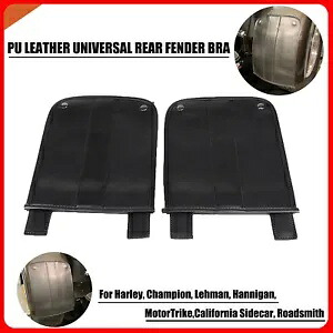 ユニバーサル PU レザーリアフェンダーブラハーレーチャンピオンリーマンロードスミス米国に適合 Universal PU Leather Rear Fender Bra Fit For Harley Champion Lehman Roadsmith US 【並行輸入品】