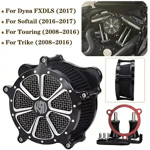 エアクリーナーインテークフィルターシステムキット CNC ハーレーツーリングストリートグライド 2008-16 Air Cleaner Intake Filter System Kit CNC For Harley Touring Street Glide 2008-16 【並行輸入品】