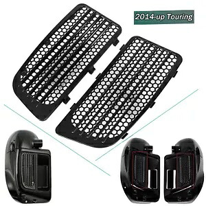 ハーレーツーリングロードグライドウルトラCVO用ブラックラジエーターグリル下部フェアリングカバー Black Radiator Grill Lower Fairing Cover For Harley Touring Road Glide Ultra CVO 【並行輸入品】 32,890円