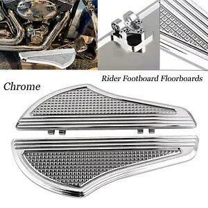 クロームドライバーフットペグフロアボードハーレーヘリテージソフテイルファットボーイFLSTN 86+用 Chrome Driver Foot Pegs Floorboard For Harley Heritage Softail Fat Boy FLSTN 86+ 【並行輸入品】