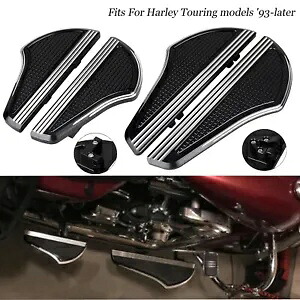 ハーレーロードグライド FLTR FLTRU FLTRX 用運転席&助手席フットボードフロアボード Driver& Passenger Footboard Floorboards For Harley Road Glide FLTR FLTRU FLTRX 【並行輸入品】