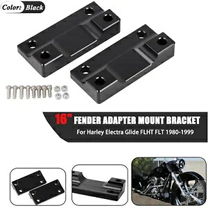 フェンダーアダプターマウントブラケットキット ハーレーエレクトラロードグライド FLHT 1980-99 FLT用 Fender Adapter Mount Bracket Kit For Harley Electra Road Glide FLHT 1980-99 FLT 【並行輸入品】