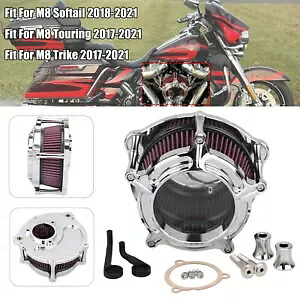 エアクリーナーインテークフィルターシステム レッド ハーレー M8 ロードキング FLHRXS FLHR 2018-21用 Air Cleaner Intake Filter System Red For Harley M8 Road King FLHRXS FLHR 2018-21 【並行輸入品】
