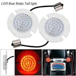 1156 フラット LED ストップブレーキテールライトハーレー 1986-2018 ロードキング FLHR FLTR に適合 1156 Flat LED Stop Brake Tail Light Fit For Harley 1986-2018 Road King FLHR FLTR 【並行輸入品】