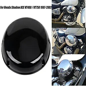 エアフィルタークリーナーカバーキャップ吸気ホンダ ACE750 VT750CD デラックス VT750C 黒 Air Filter Cleaner Cover Cap Intake For Honda ACE750 VT750CD Deluxe VT750C Black 【並行輸入品】