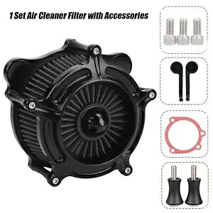 ブラック CNC エアクリーナー インテークフィルター ハーレー エレクトラ ロード ストリート グライド 1993-07用 Black CNC Air Cleaner Intake Filter For Harley Electra Road Street Glide 1993-07 【並行輸入品】