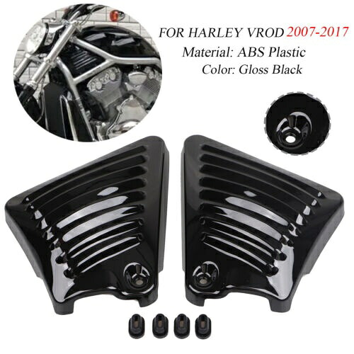ブラックエアボックスネックサイドエアインテークカバーハーレー V ロッドマッスル VRSCF 2009-2017 Black Airbox Neck Side Air Intake Covers For Harley V-Rod Muscle VRSCF 2009-2017 【並行輸入品】 35,750円