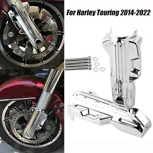 ハーレー 14-20 ツーリング エレクトラ ストリート ロード グライド FLHX FLHTK 下部フォークカバー用 For Harley 14-20 Touring Electra Street Road Glide FLHX FLHTK Lower Fork Covers 【並行輸入品】