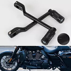 ブラックヒールトゥシフトレバー シフターペグ付き ハーレーストリートロードグライドロードキング用 Black Heel Toe Shift Lever w/ Shifter Peg For Harley Street Road Glide Road King 【並行輸入品】 35,035円