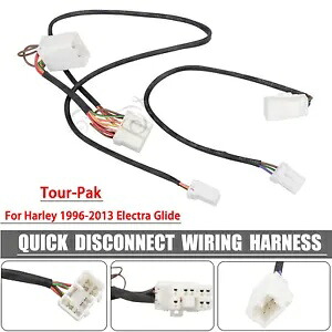 ハーレーエレクトラグライド FLHTCU FLHTC/K ツアーパック用クイックディスコネクトワイヤーハーネス For Harley Electra Glide FLHTCU FLHTC/K Tour-Pak Quick Disconnect Wiring Harness 【並行輸入品】
