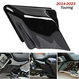 ハーレー エレクトラ ストリート ロード グライド キング FLHTK 用ビビッド ブラック ストレッチ サイド カバー Vivid Black Stretched Side Cover For Harley Electra Street Road Glide King FLHTK 【並行輸入品】