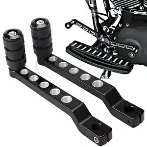 ブラックアルミヒールトウシフトレバーシフターペグハーレーソフテイルスリムFLSトライ用 Black Aluminum Heel Toe Shift Lever Shifter Peg For Harley Softail Slim FLS Tri 【並行輸入品】