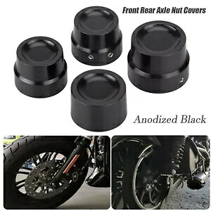CNC フロントリアアクスルカバーキャップナットハーレーツーリングダイナスポーツスター XL1200 883 CNC Front Rear Axle Cover Cap Nut For Harley Touring Dyna Sportster XL1200 883 【並行輸入品】