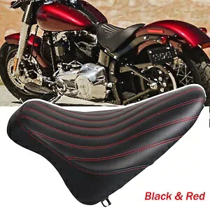 黒 + 赤ドライバーソロシートハーレーソフテイル FXSTB FLSTS FLSTC FXSTD FXSTS FXST Black+Red Driver Solo Seat For Harley Softail FXSTB FLSTS FLSTC FXSTD FXSTS FXST 【並行輸入品】