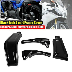 ブラック ABS サイドフレームボディカバーキットスズキ M109RZ 限定 M109R ボスに適合 Black ABS Side Frame Body Cover Kit Fit For Suzuki M109RZ Limited M109R Boss 【並行輸入品】
