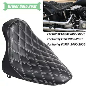 ソロライダー運転席ハーレーヘリテージソフテイルクラシックFLSTCナイトトレインに適合 Solo Rider Driver Seat Fit For Harley Heritage Softail Classic FLSTC Night Train 【並行輸入品】