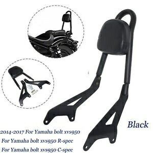 バックレスト シーシーバー パッド付き ヤマハ ボルト XVS950 C スペック XVS950 R スペック 2014-17 Backrest Sissy Bar with Pad For Yamaha Bolt XVS950 C Spec XVS950 R Spec 2014-17 【並行輸入品】