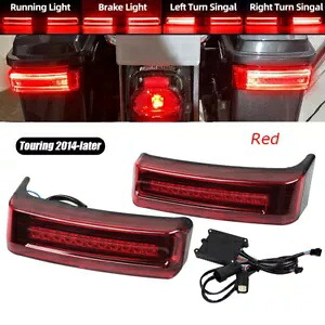 LED サドルバッグ ラン ブレーキ ターン ライト ハーレー ロードキング エレクトラ ストリート グライド 14+ LED Saddlebag Run Brake Turn Light For Harley Road King Electra Street Glide 14+ 【並行輸入品】