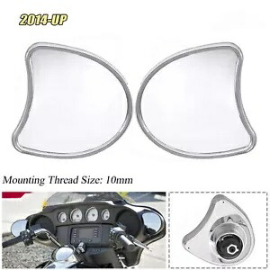 インナーフェアリングマウントミラー ハーレーストリートエレクトラグライド FLHTK FLHTCUTG 14-23用 Inner Fairing Mount Mirrors For Harley Street Electra Glide FLHTK FLHTCUTG 14-23 【並行輸入品】