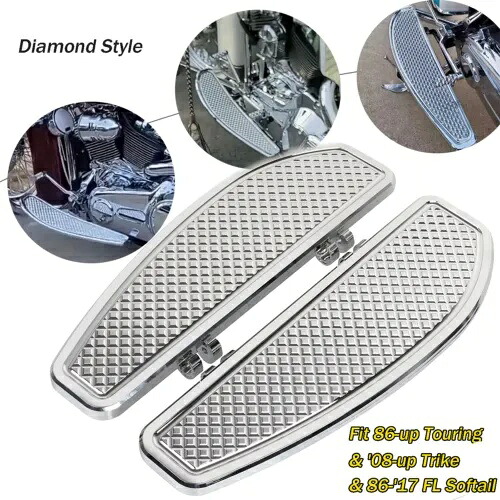 ハーレー ヘリテージ ソフテイル デラックス FLSTN スリム FLS ファットボーイ Lo 用ドライバーフロアボード Driver Floorboards For Harley Heritage Softail Deluxe FLSTN Slim FLS Fat Boy Lo 【並行輸入品】