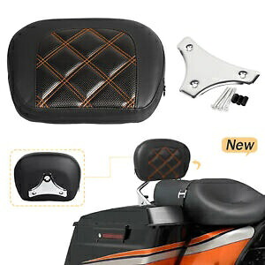 シーシーバー 乗客用バックレストパッド ハーレー ツーリング エレクトラ ストリート グライド 97+ に適合 Sissy Bar Passenger Backrest Pad Fit For Harley Touring Electra Street Glide 97+ 【並行輸入品】