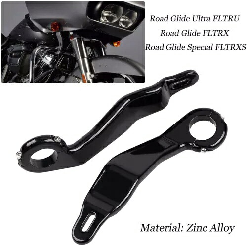 亜鉛合金フェアリングサポートブラケットマウントハーレーロードグライドFLTRX FLTRU 15-23用 Zinc Alloy Fairing Support Bracket Mount For Harley Road Glide FLTRX FLTRU 15-23 【並行輸入品】