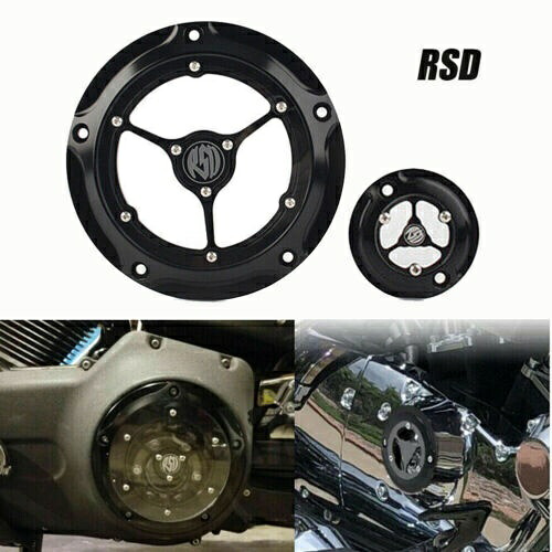 CNC カット 5 穴ダービー タイミング タイマー カバー ハーレー エレクトラ ロード ストリート グライドに適合 CNC Cut 5 Hole Derby Timing Timer Cover Fit For Harley Electra Road Street Glide 【並行輸入品】