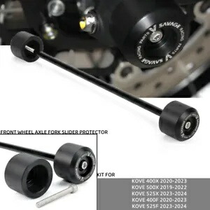 前輪車軸フォークスライダープロテクター KOVE 400X/F 500X/F 19-22 525X/F 23-24 Front Wheel Axle Fork Slider Protector For KOVE 400X/F 500X/F 19-22 525X/F 23-24 【並行輸入品】