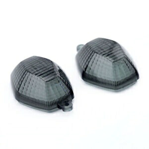 スズキ DRZ400SM DRZ400S 1 ペアターンシグナルカバーインジケータライトレンズスモーク For SUZUKI DRZ400SM DRZ400S 1 Pair Turn Signal Cover Indicator Light Lens Smoke 【並行輸入品】